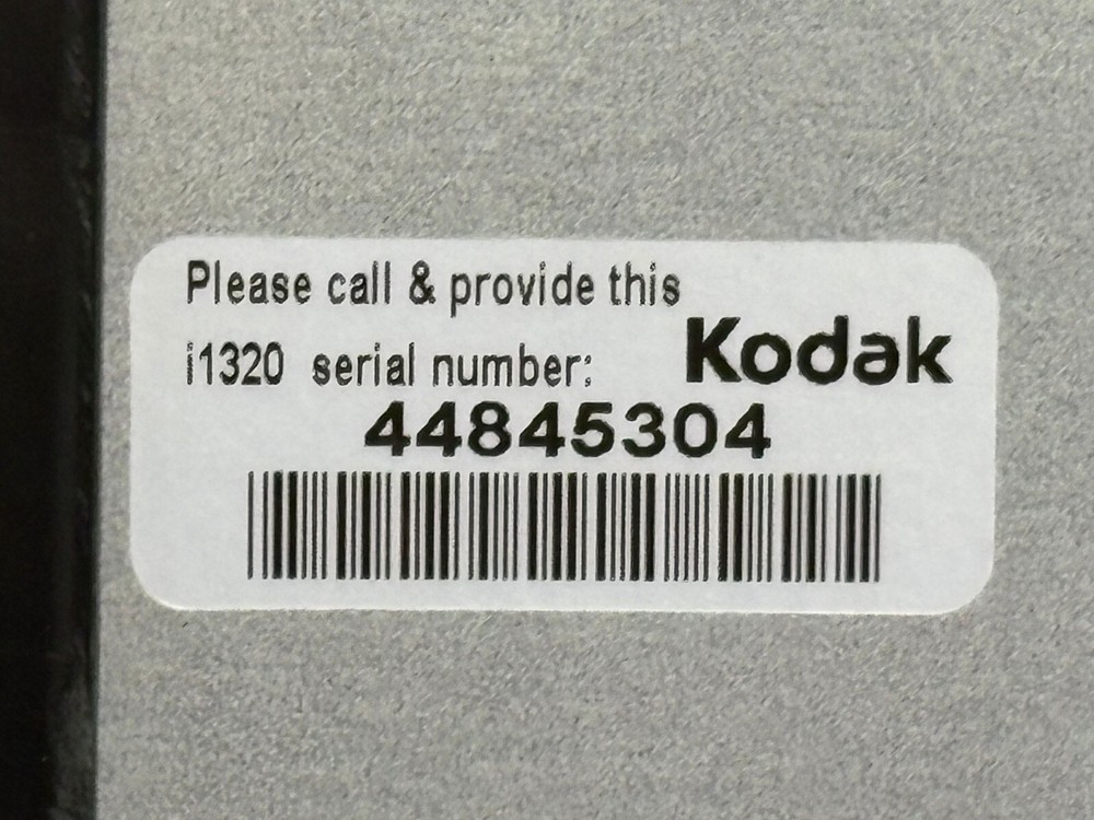 Kodak i1320 Plus Perfect Page Duplex Document Scanner