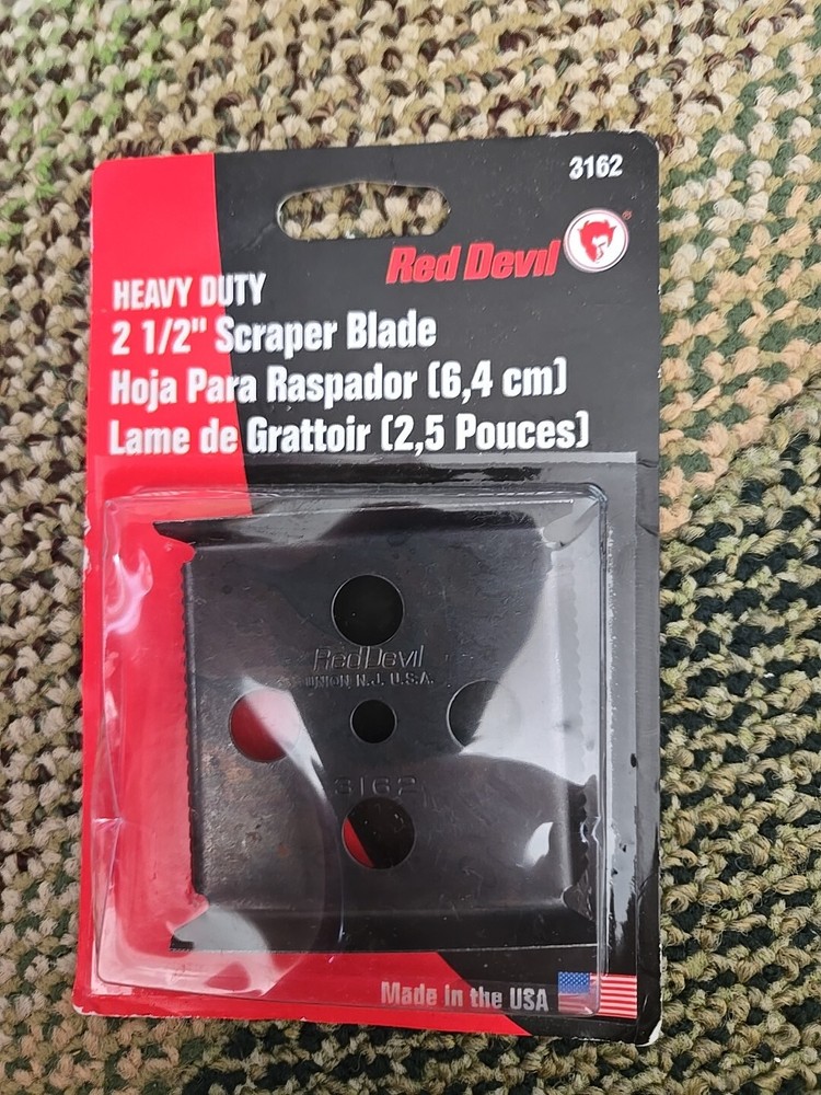 Red Devil 3162 2.5" Replacement 4 Edge Scraper Blade