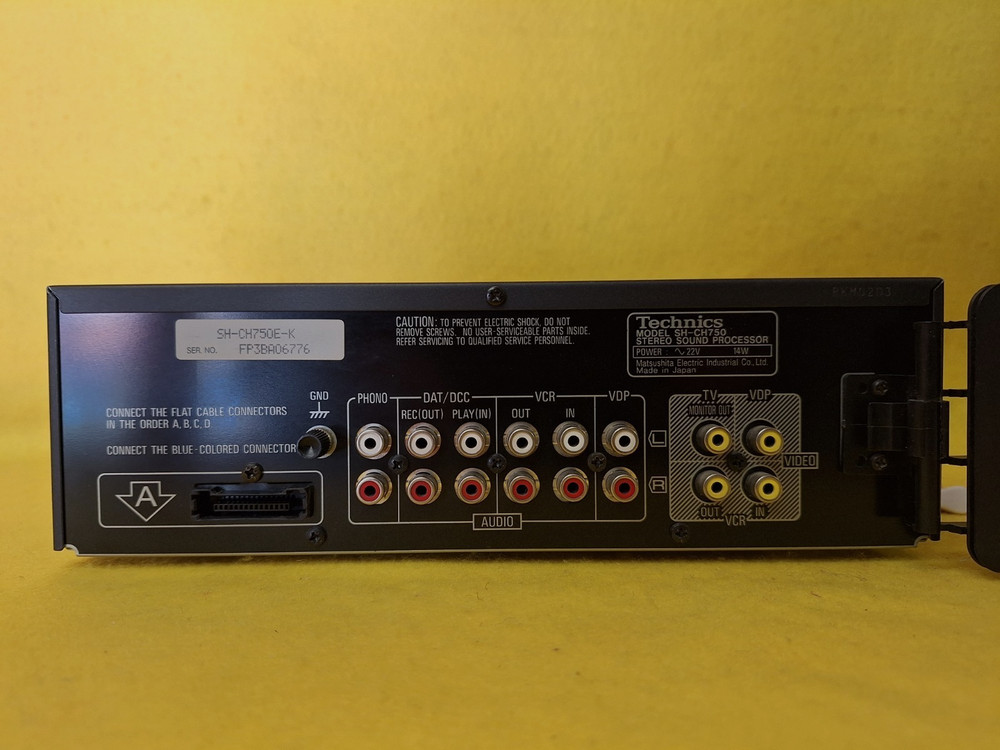 Technics SH-CH750 Stereo Sound Processor DSP Sound Field Processing unit Working