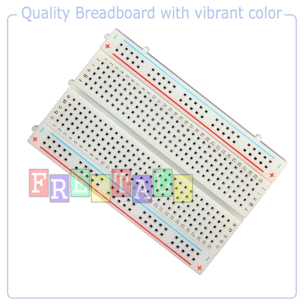 6X Mini 400 Points Prototype PCB Solderless Breadboard Protoboard