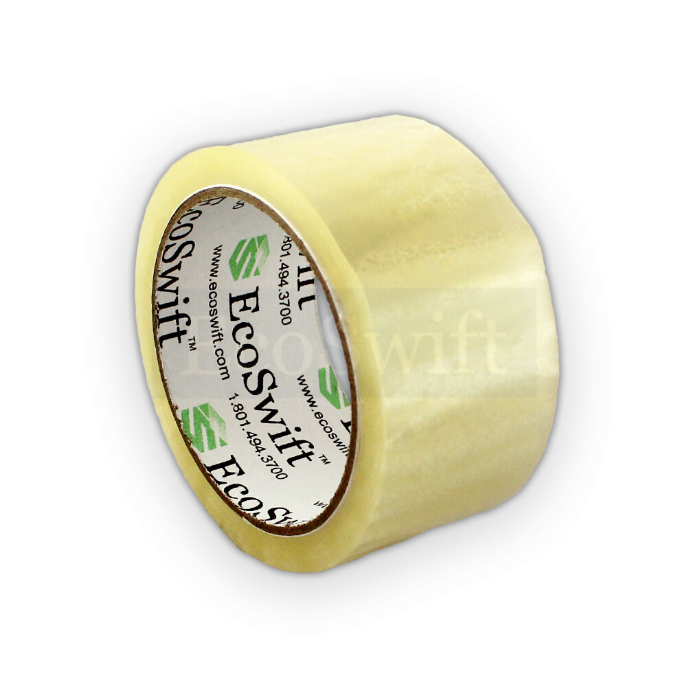 2 ROLLS EcoSwift Carton Box Sealing Packaging Packing Tape 2.0mil 2" x 165 feet