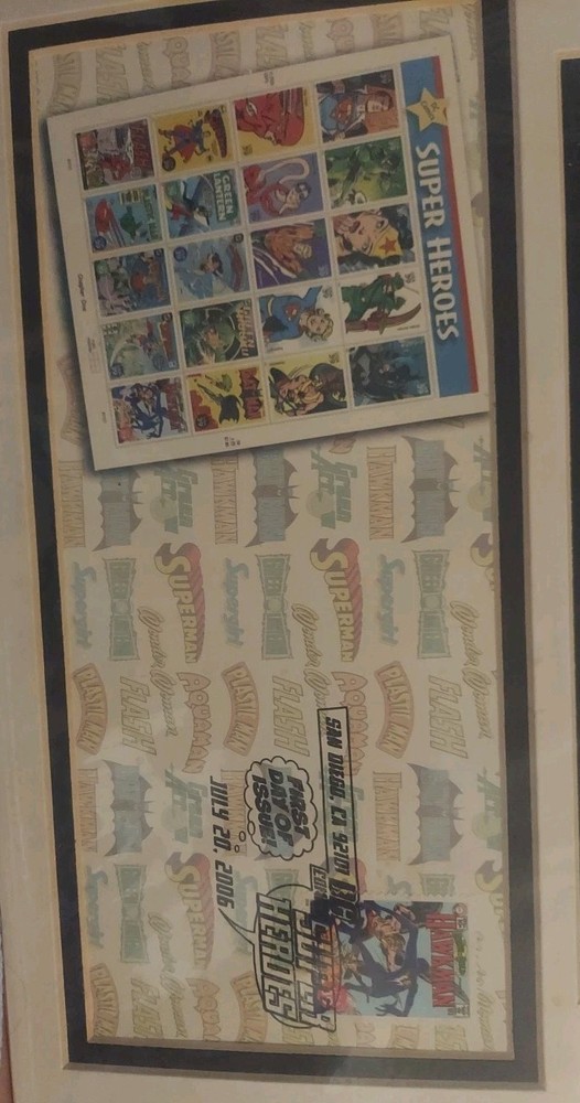 DC comics BATMAN SDCC EXCLUSIVE COMPOSITE USPS POSTAL 1st DAY ISSUE STAMP ART