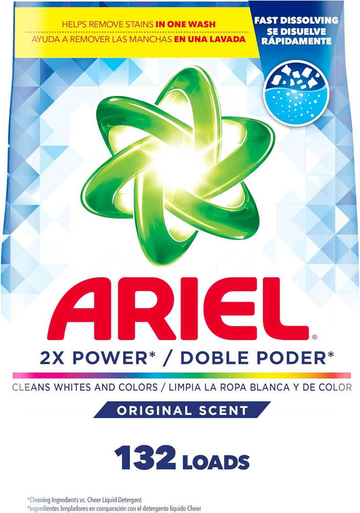 Powder Laundry Detergent, Original Scent, 211 Oz, 132 Loads