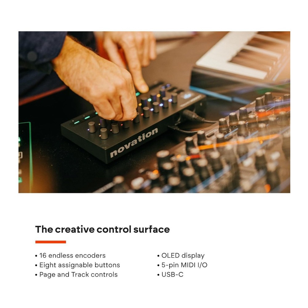 Novation Launch Control 3 MIDI Controller with DAW Hardware Integration (Black)