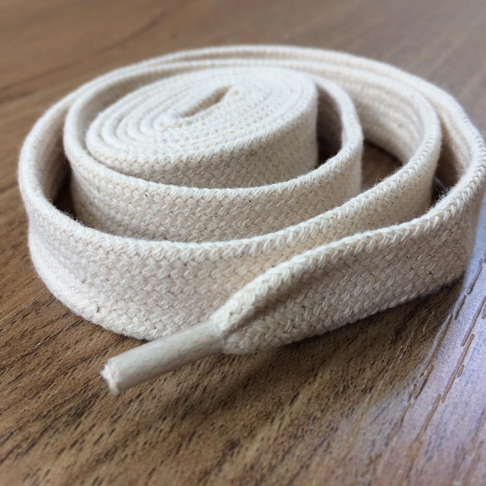 4 Pcs Hoodie Drawstring Replacement 14mm x 51" Flat Drawstrings Color Beige-Grey