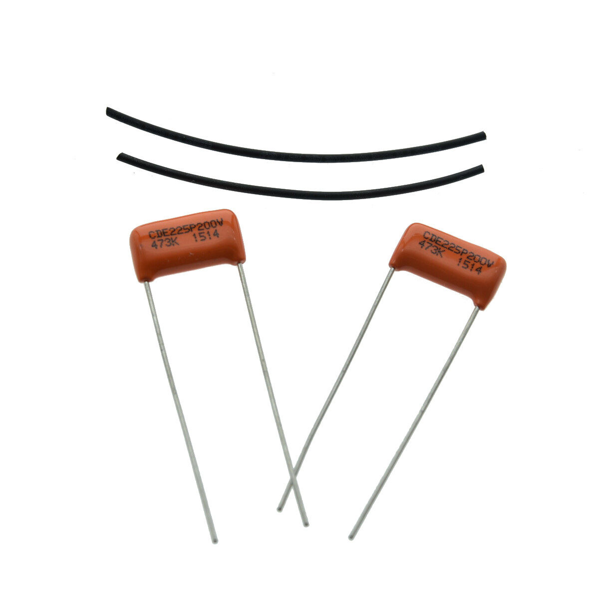 2x Guitar Bass Sprague CDE225P Orange Drop Capacitor .047uF 200v Tone Caps