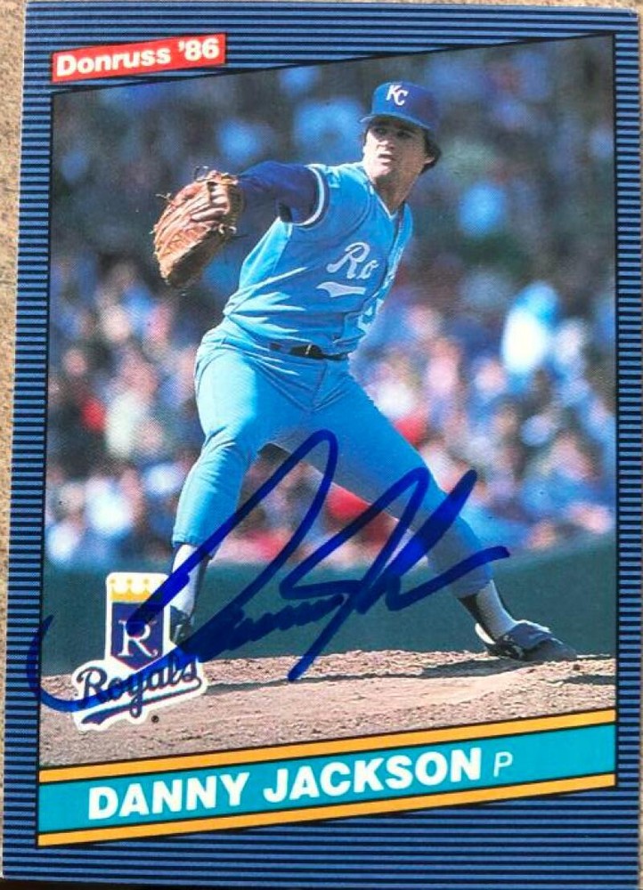 Danny Jackson Autographed 1986 Donruss #95