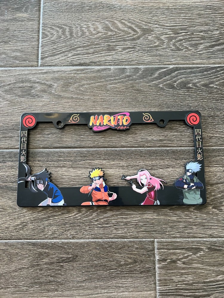 Naruto Team 7 License Plate Frame