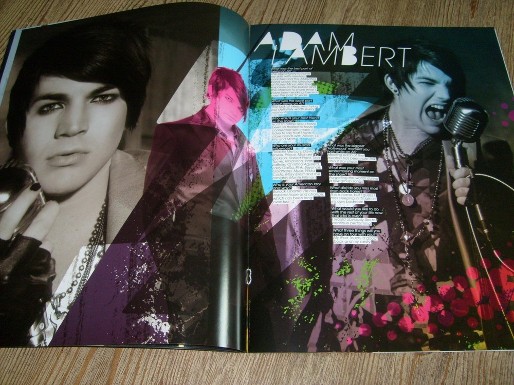 American Idol Concert Tour Program 2009 Kris Allen Adam Lambert Danny Gokey