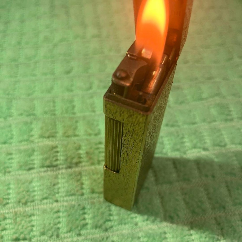 Overhauled Dunhill Gas lighter Silver without box