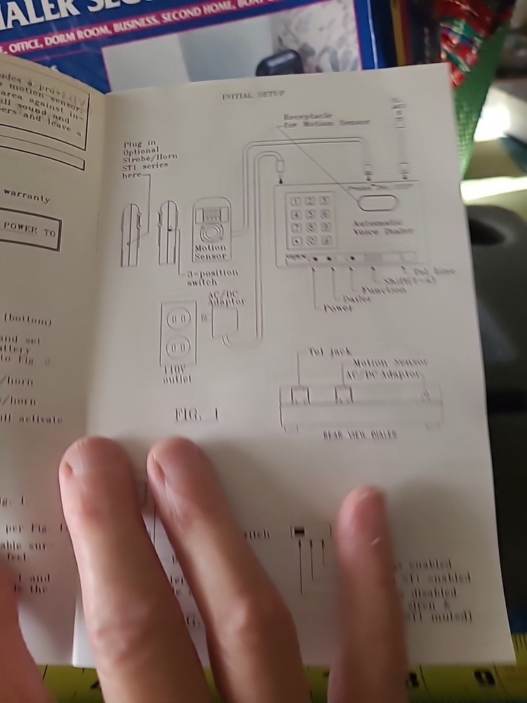 PROTEK VOICE DIALER SECURITY SYSTEM