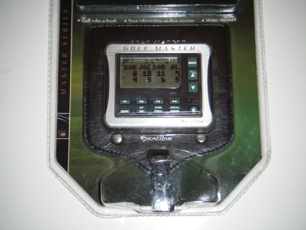 Golf Master by Excalibur Hand Held Electronic Caddy Score Tracker