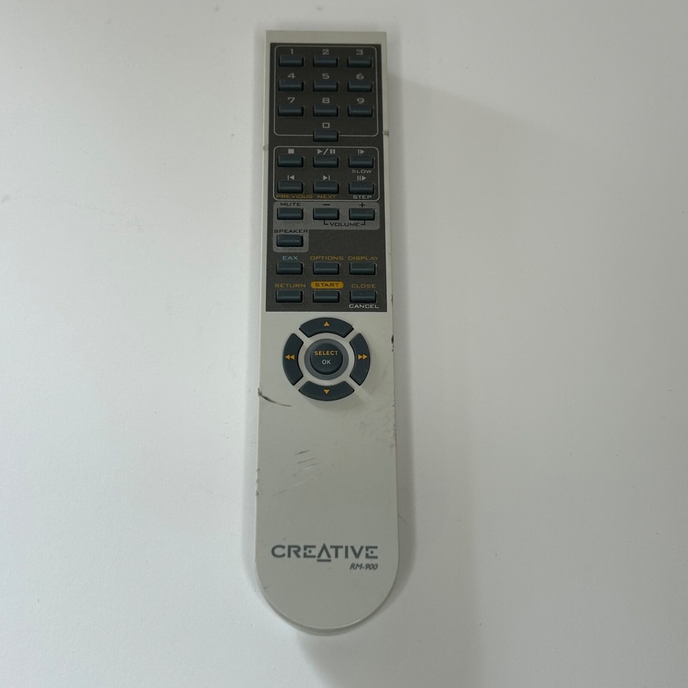 Creative RM-900 Audio System Remote Control for SB0010 Tested OEM