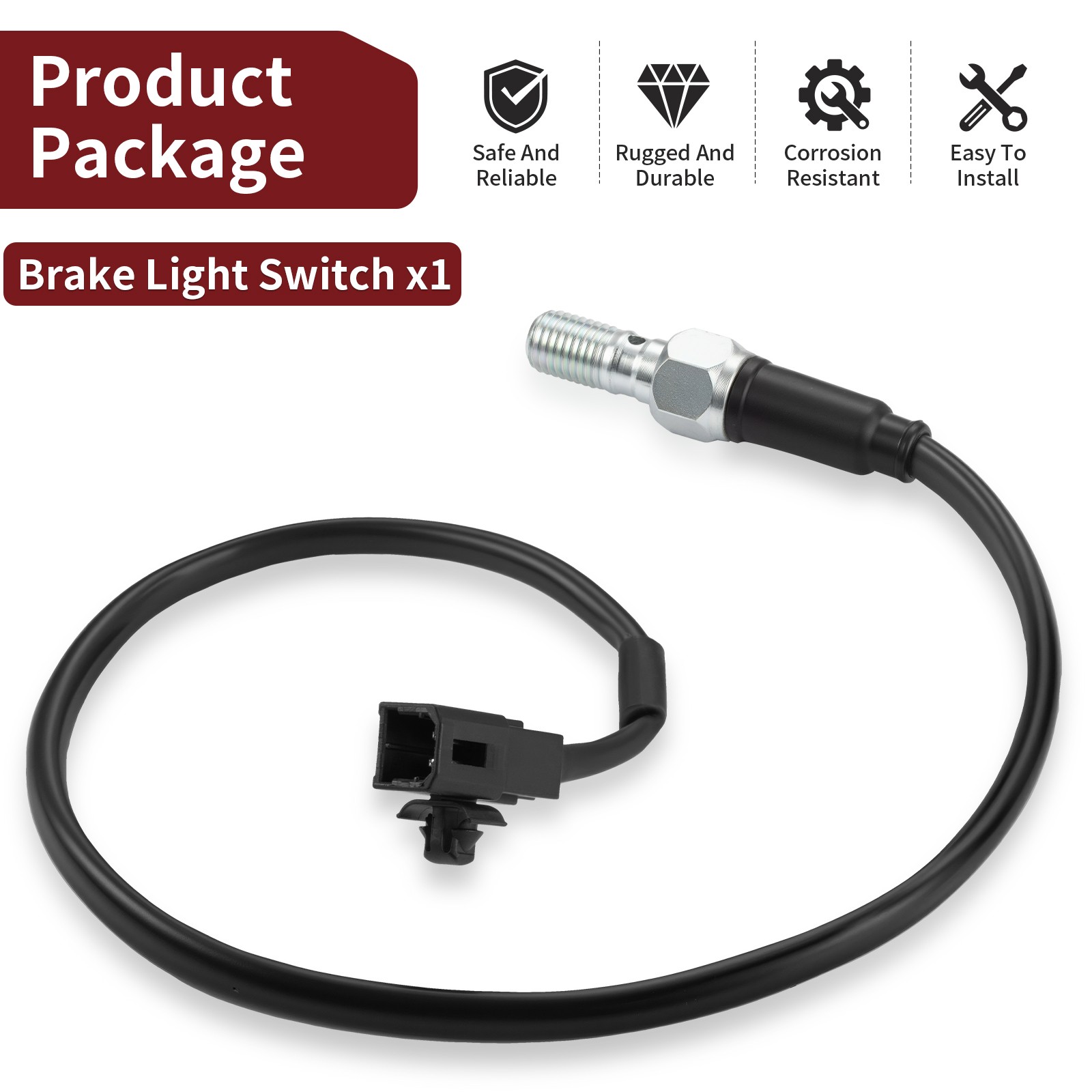 Brake Light Switch 705600798 For Can-Am Outlander 400 Max 400 2010-2013 2014