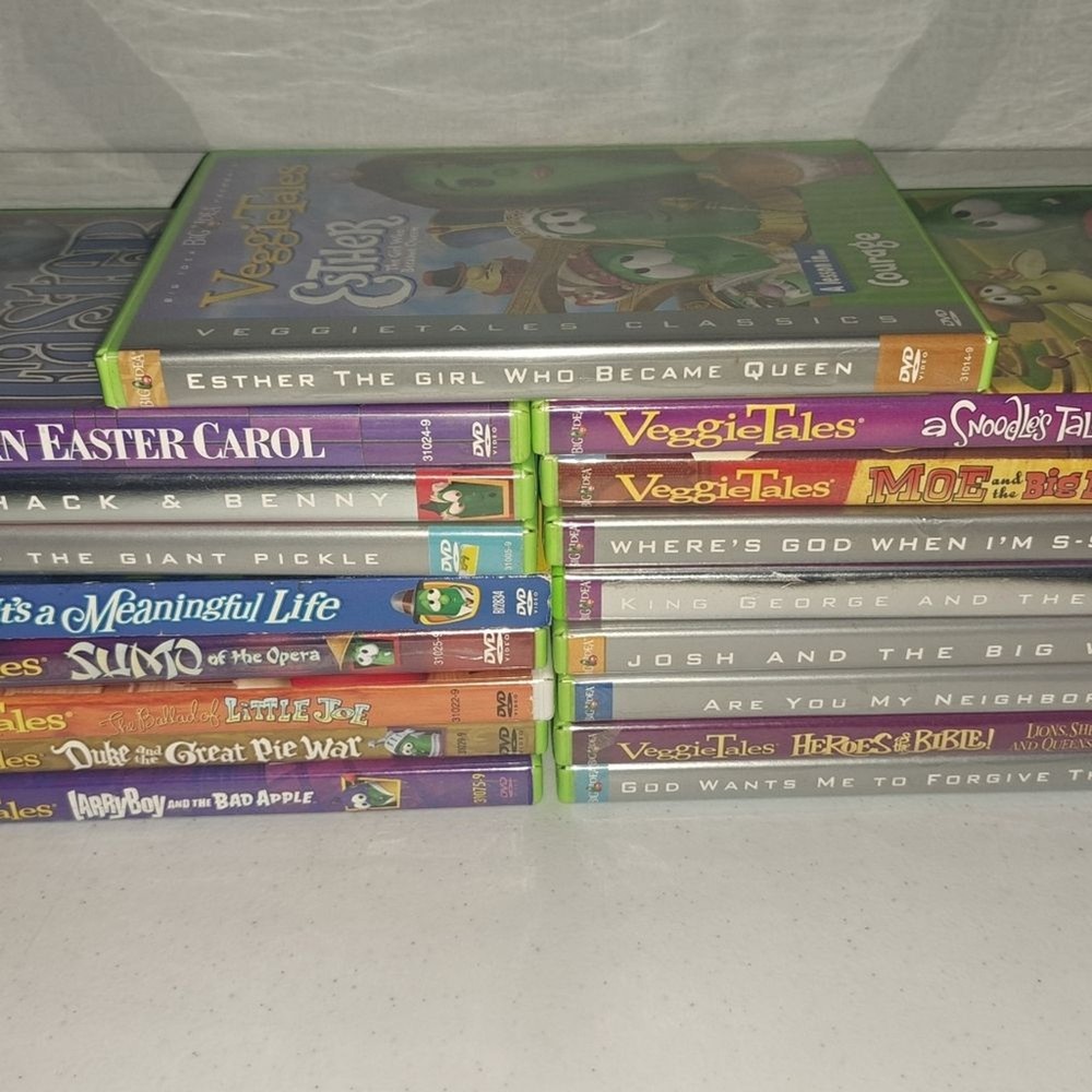 VeggieTales DVD Collection  Bundle 17 Pcs