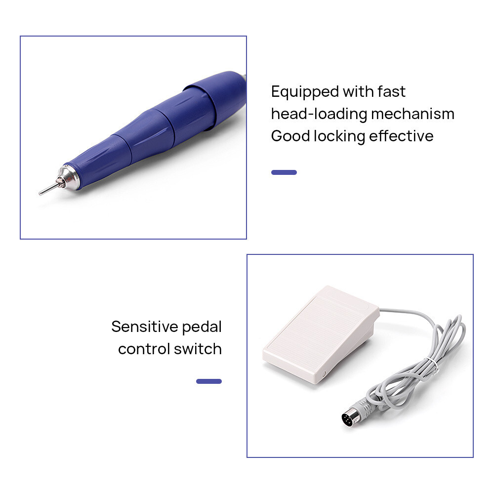 Dental Lab Strong 210/105L Micro Motor High Speed Polishing Handpiece 45K rpm