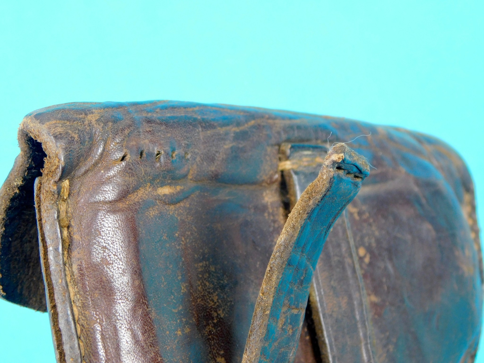 German WW1 Mauser or Walther Small Frame Pistol Revolver Gun Leather Holster