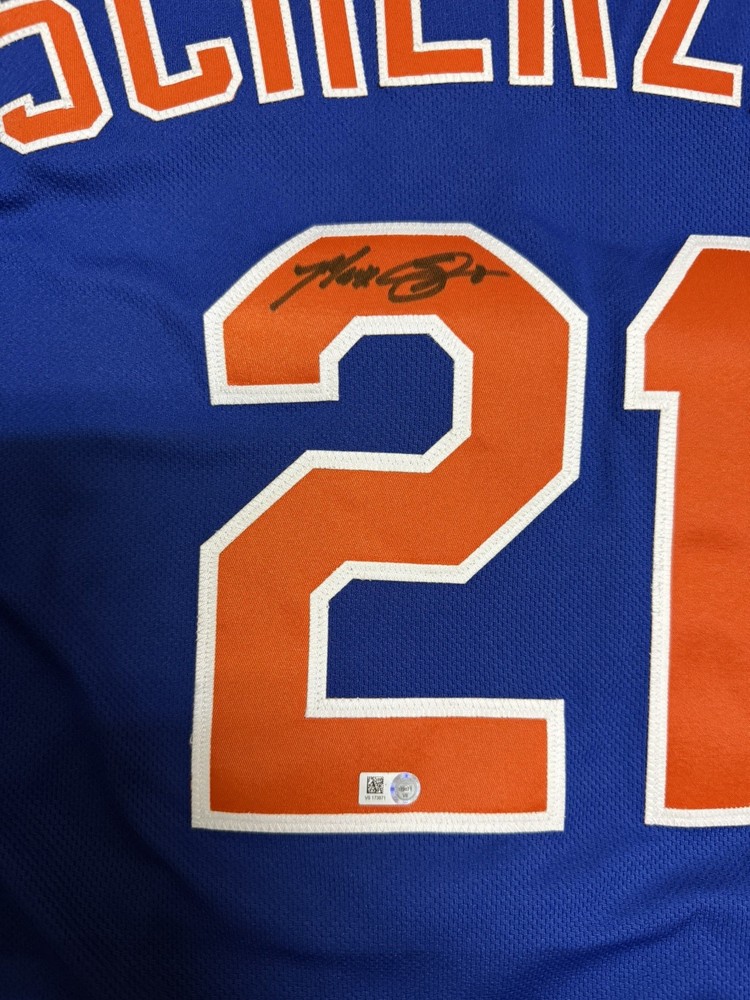Max Scherzer Signed New York Mets Nike MLB Authentic Jersey (MLB Authenticated)