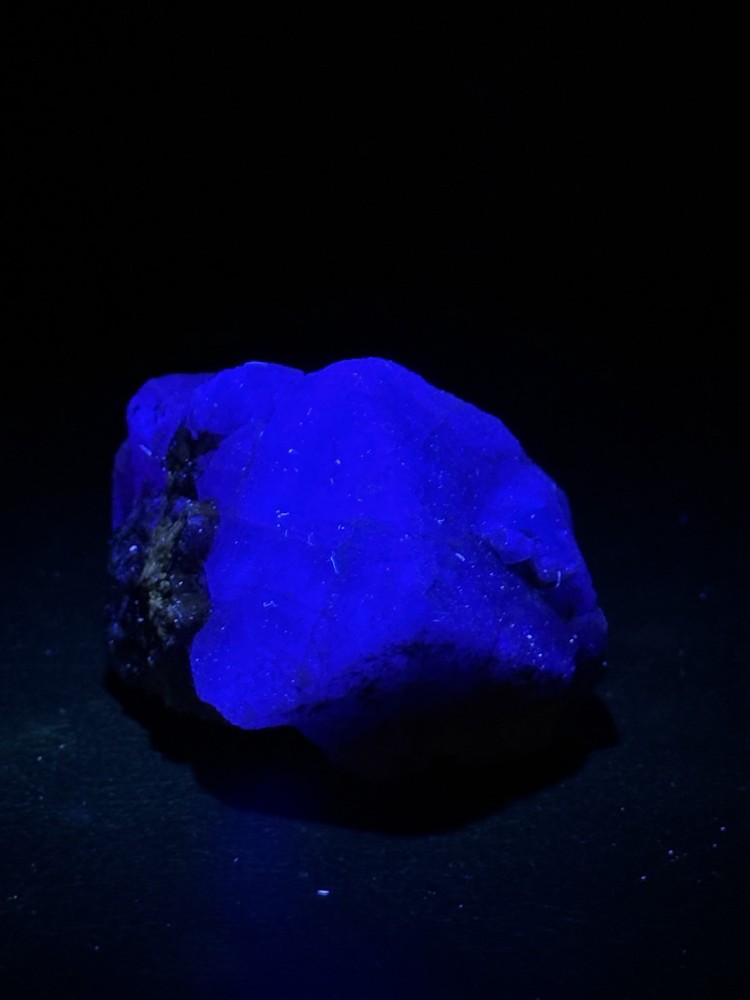 Purple Fluorite-Huge glow-Uncleaned