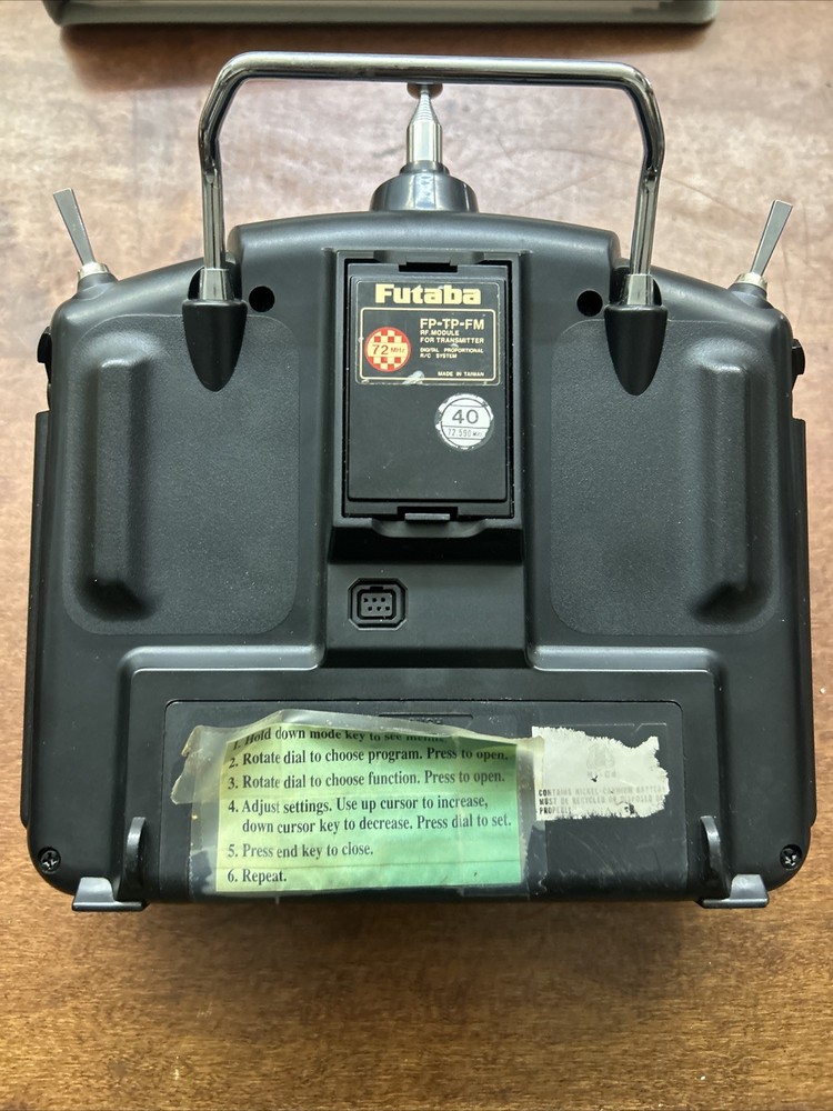 Futaba T9CAP YF-22 9-Channel Computerized RC Transmitter w/manual