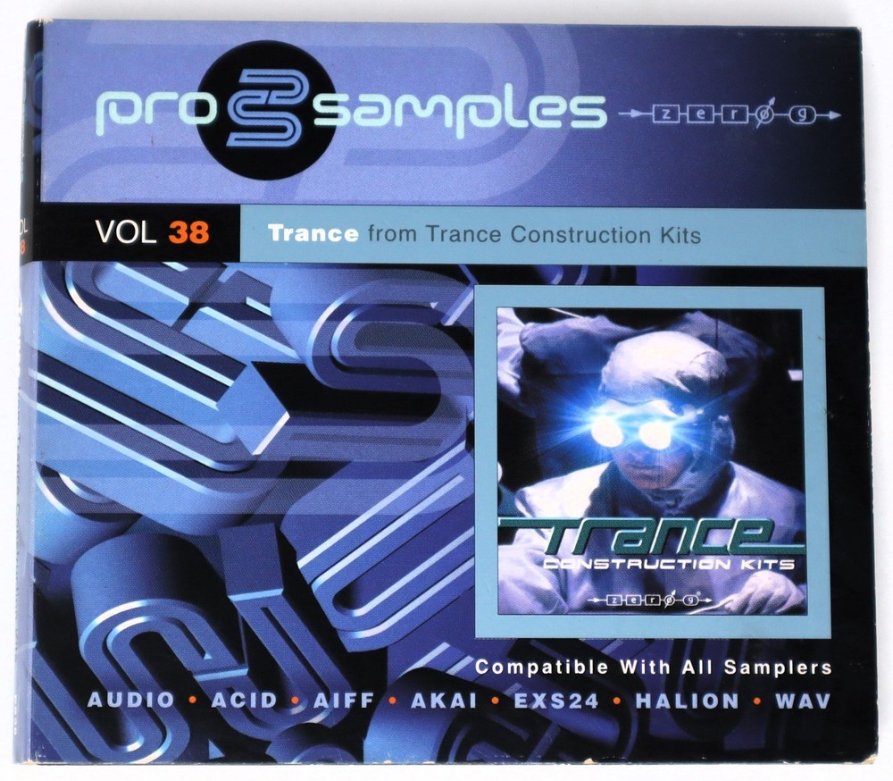 Zero-G Pro Samples 38 Trance Sample Library/Sound Library/Sampling Double CD