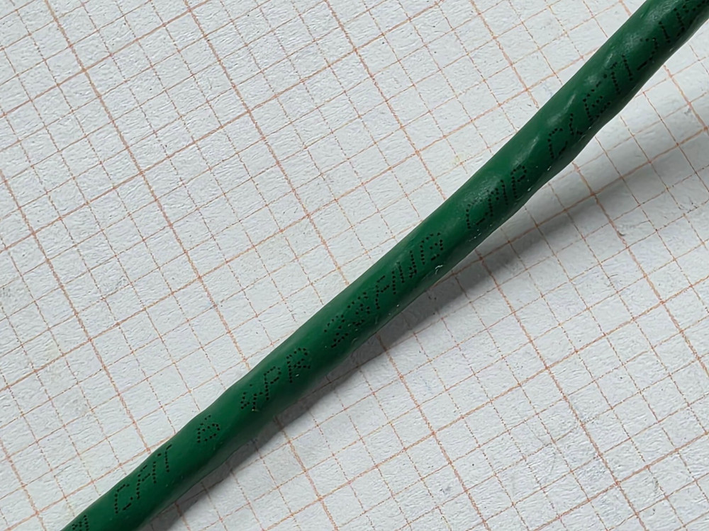 Prysmian GenSPEED 6 23/4P Cat6 Network Cable CMP Plenum Green /100ft