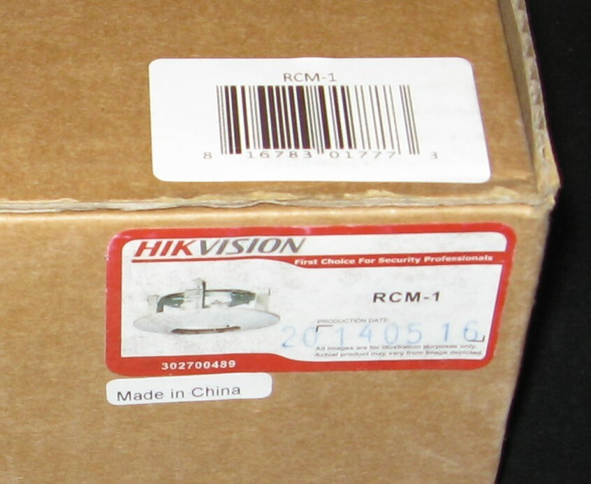 in-Ceiling Mount Bracket for Network Dome Camera DS-2CD27x2F-I Hikvision RCM-1