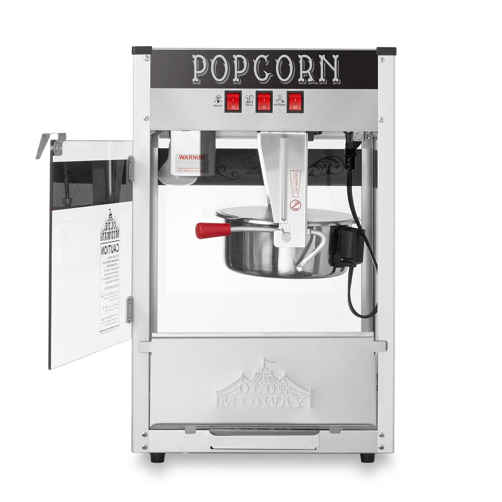 Commercial Popcorn Machine Maker Popper with 8-Ounce Kettle