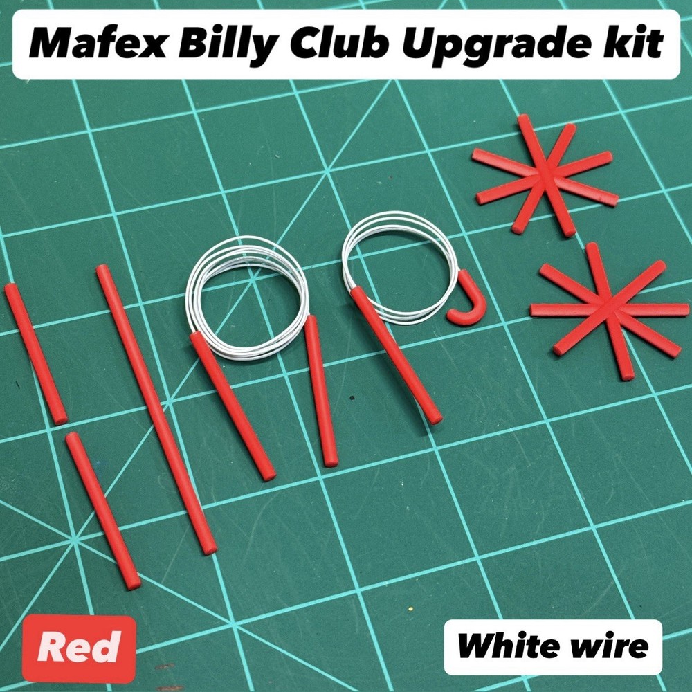 RED Mafex Billy Club Club Upgrade Kit White Wire