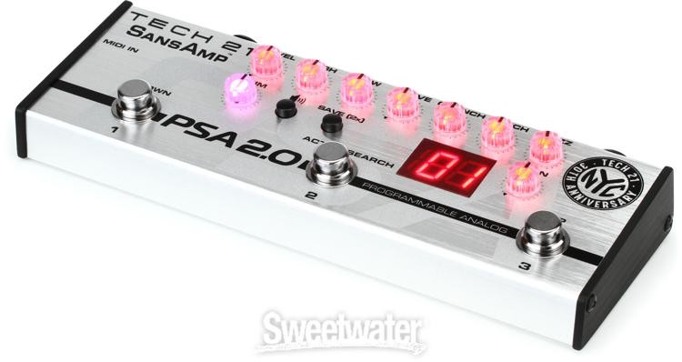 Tech 21 SansAmp PSA 2.0 Programmable Instrument Pre-amp Pedal
