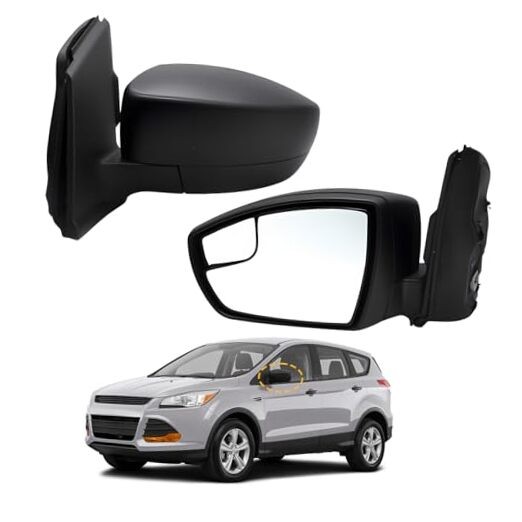 3Pins Driver Side Mirror Assembly Compatible with 2013-2016 Escape Side Left