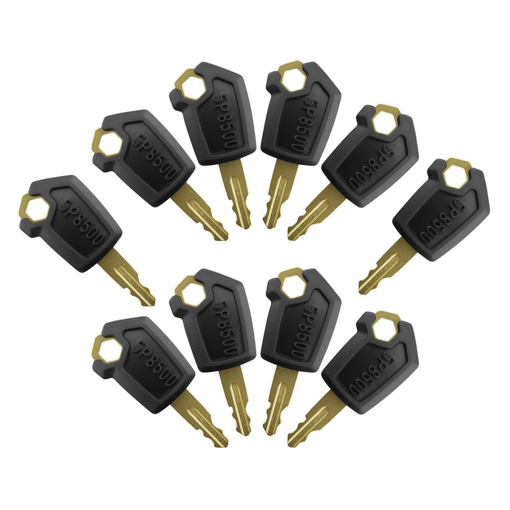 10 Pack 5P8500 Excavator Loader Key For Caterpillar Skid Steer Loader Models