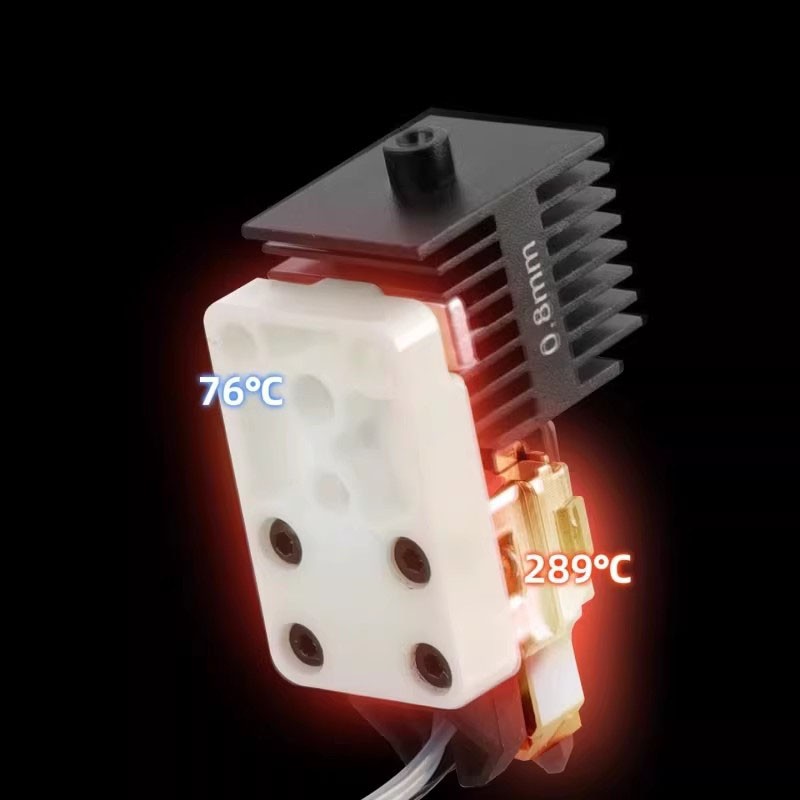 Upgraded Hotend Heating Assembly Ceramic Pad Base for A1/A1 mini/H2D Right Side