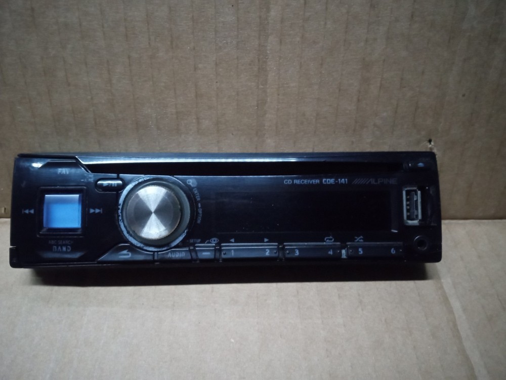 Alpine Cde-141  Faceplate Only