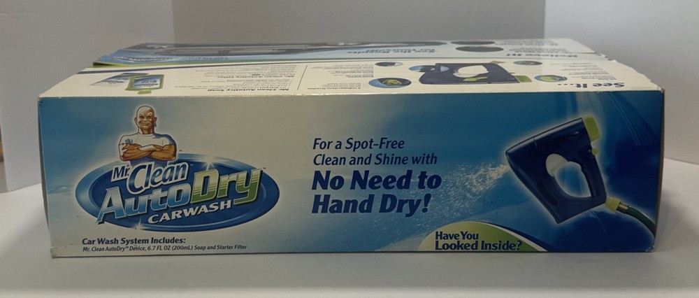 Mr Clean Auto Dry Car Wash System, Device Soap Filter Kit Bundle New Open Box