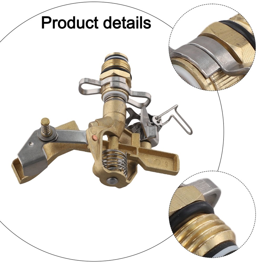 Copper Construction Garden Sprinkler with Efficient Water Saving Design