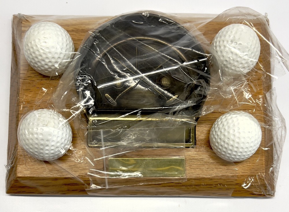 Executive Golf Putting Set For Home or Office - Solid Oak, Coin Caddy Golf Balls