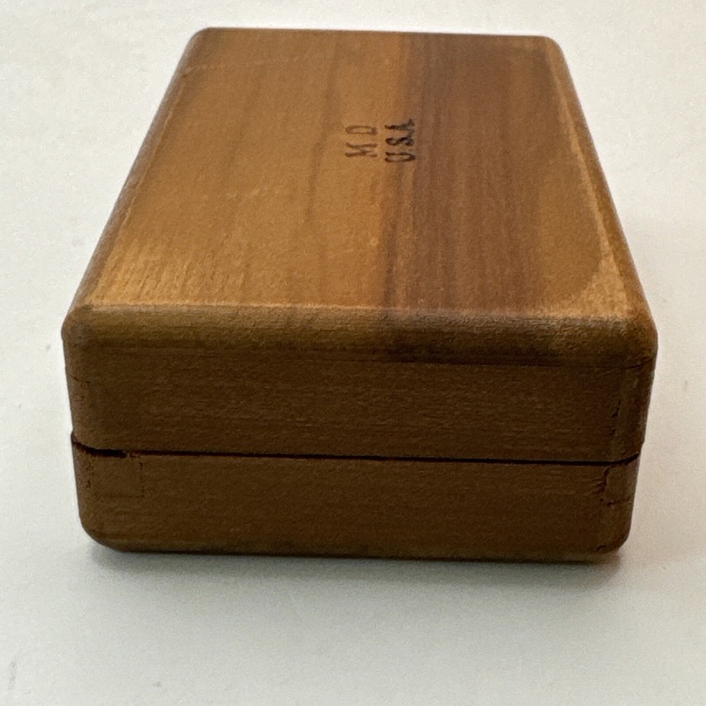 US Army MD World War I wooden syringe box empty.