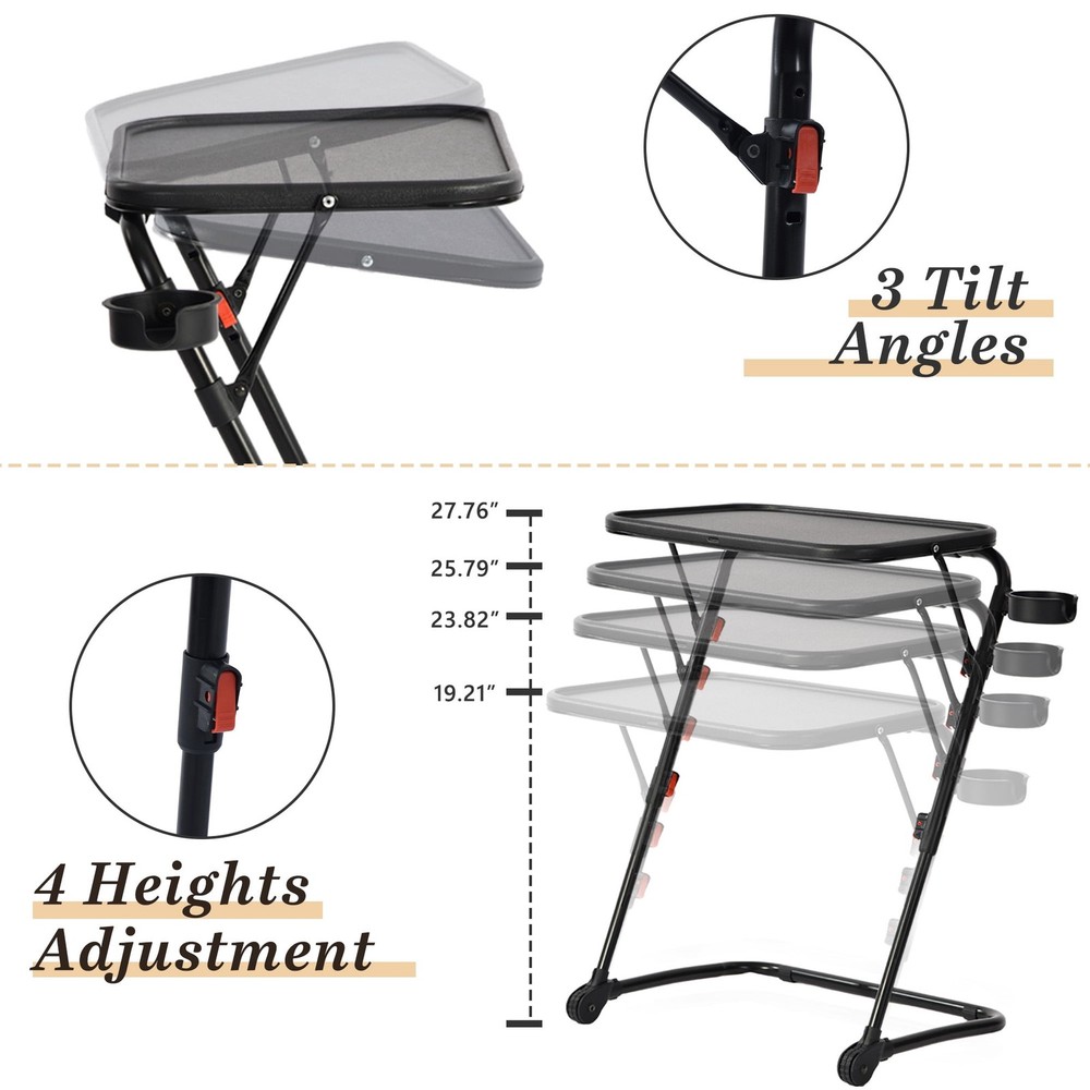 Height Adjustable Drafting Table, Tilting Table Top for Teen
