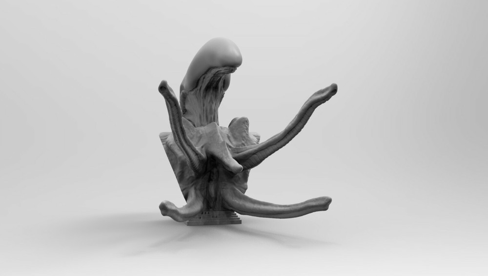 Scout Alien Xenomorph Bust 3D Printing model