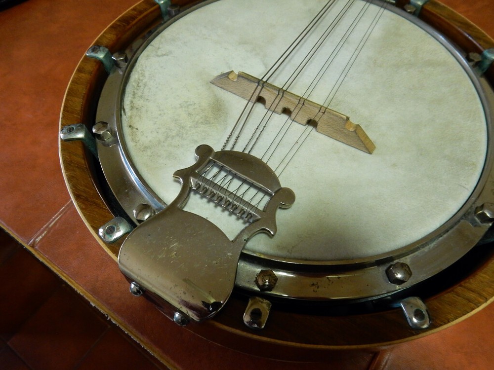 Windsor Banjo 8 strings Model 4 with original case & string WORLDWIDE SHIPPING