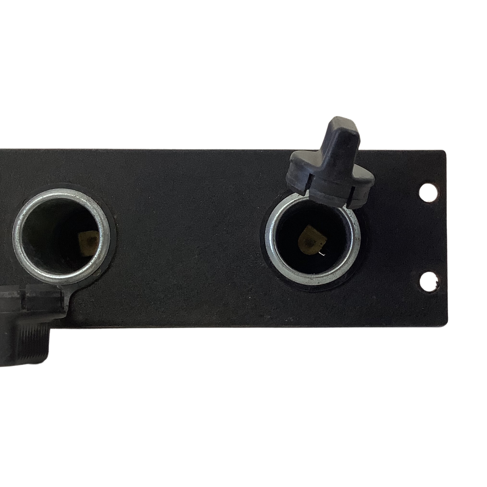 Police Center Console 12 Volt Multi Socket Outlet w/ Socket Covers #3