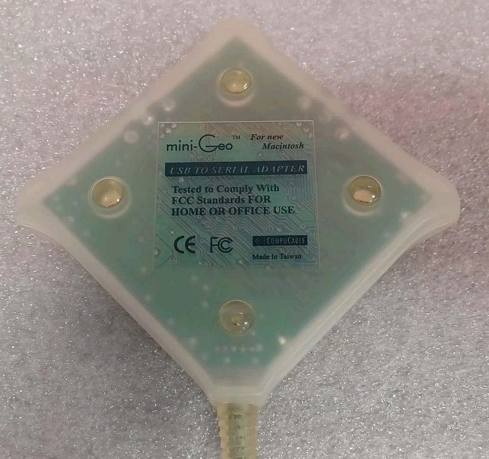 CompuCable Mini-Geo USB to Serial Adapter for Mac