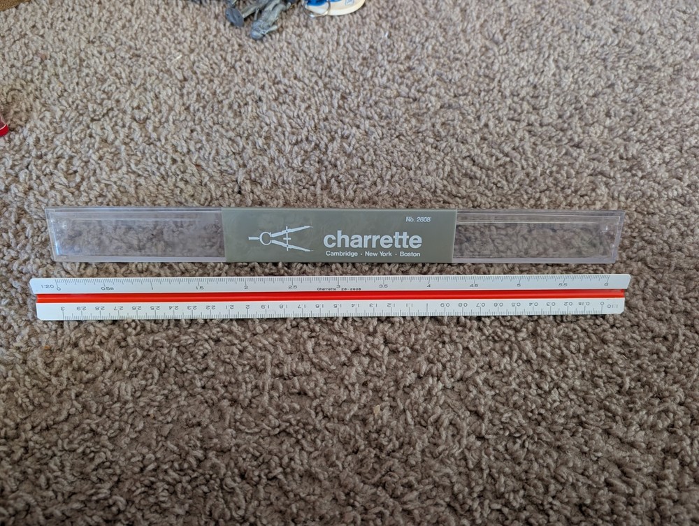 Charrette No.2608 Drafting Ruler