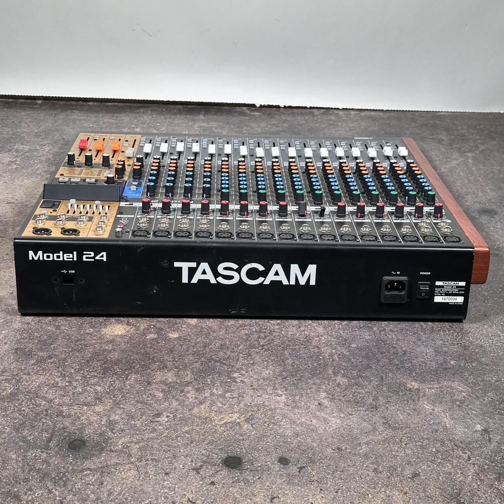 Tascam Model 24 Live Recorder & Mixing Console With Audio Interface; AS-IS