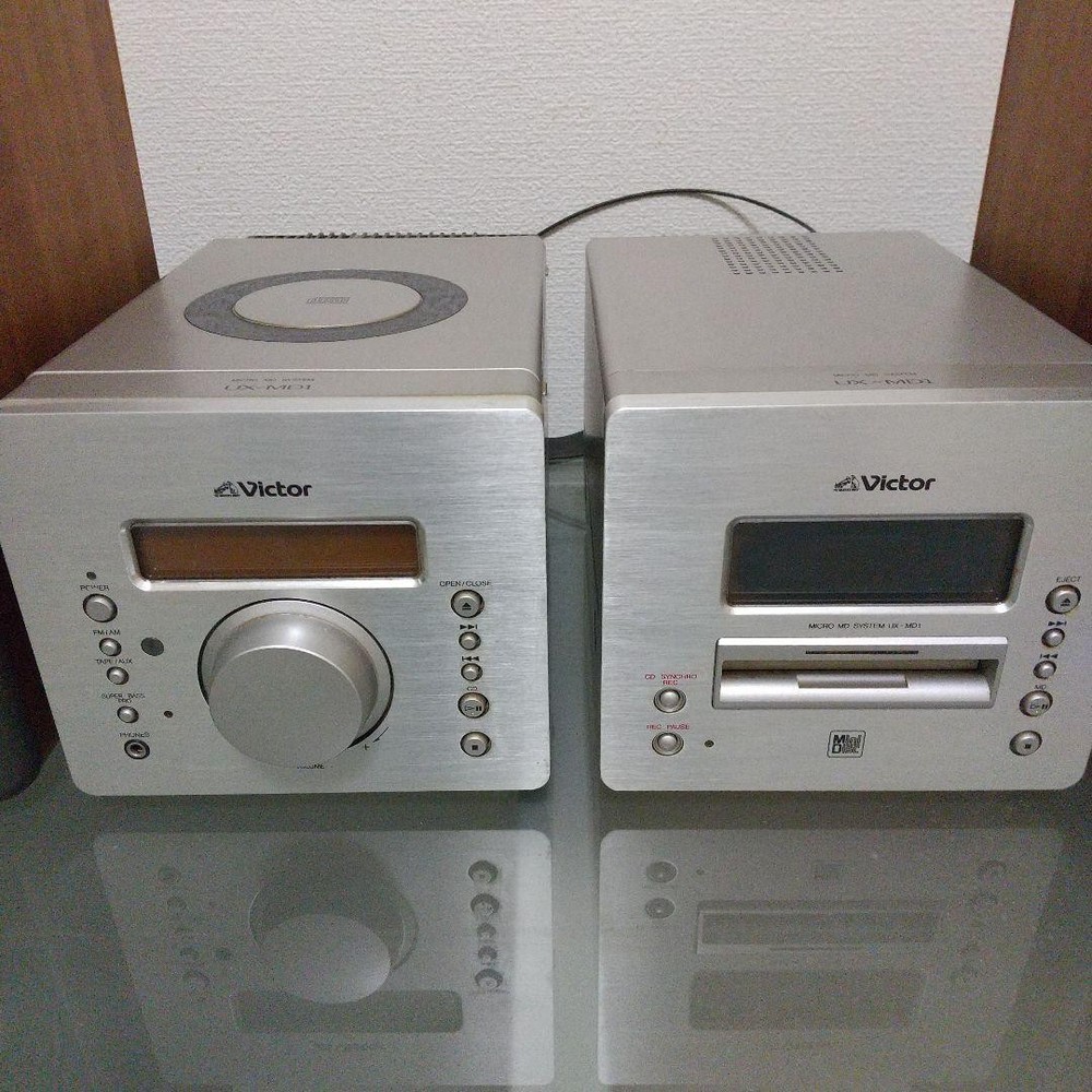 Victor UX-MD1 CD/MD mini component Junk