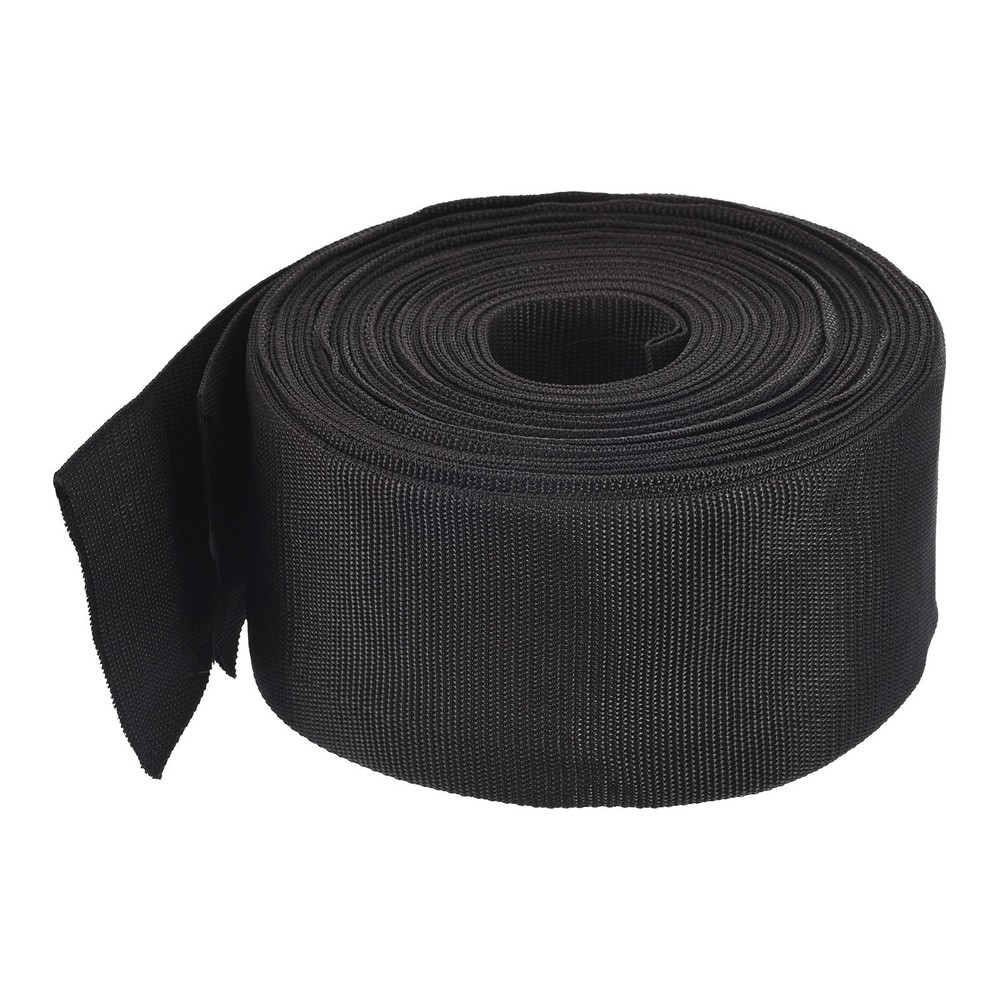 Lightweight Polypropylene Webbing Strap 3" 25 Yard Backpack Black