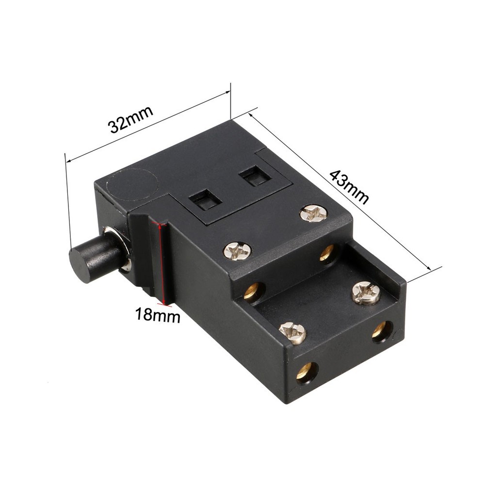 Trigger Switch Electric Drill Hammer 250V/6A Speed Control Push Button Switch
