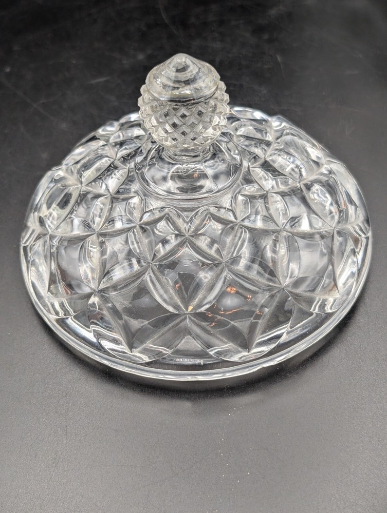 Heisey # 325 Pillows Covered Cracker Jar H