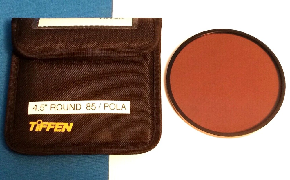 FILTER, 4.5" ROUND #85 / POLARIZER COMBO "TIFFEN" (85/POLA) ARRI MITCHELL CAMERA